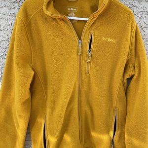 LL Bean  Jacket Full Zip Fleece Men’s Size Large